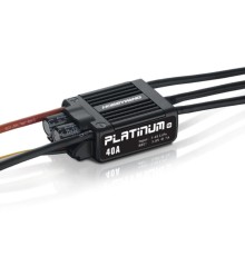 Бесколлекторный регулятор Hobbywing PLATINUM-40A-V4 (40A-60A, Aircraft, Heli)