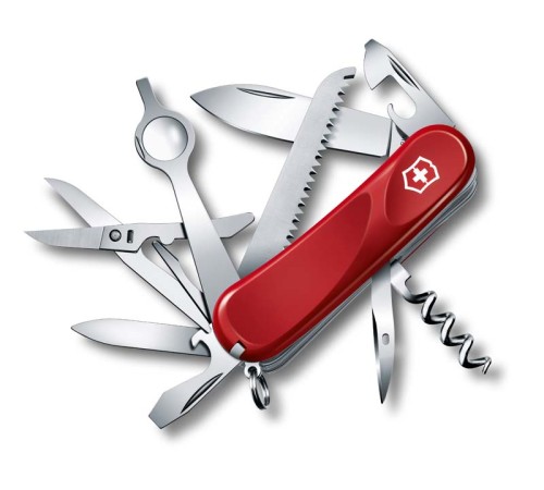 Нож перочинный VICTORINOX Evolution 23, 85 мм, 17 функций, красный