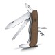 Нож перочинный VICTORINOX Forester, 111 мм, 10 функций, с фиксатором лезвия, деревянная рукоять