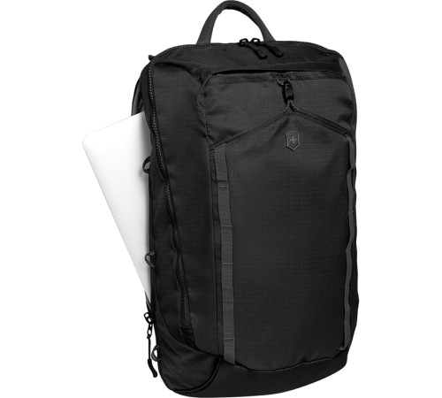 Рюкзак VICTORINOX Altmont Compact Laptop Backpack 15'', чёрный, полиэфирная ткань, 28x15x46 см, 14 л