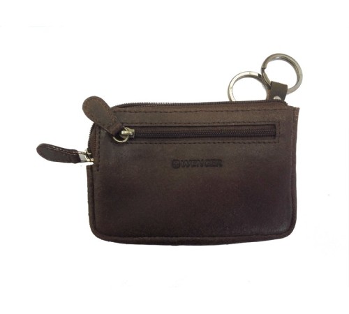 Ключница WENGER Street Hunter, коричневый, воловья кожа, 12х1,5х7,5 см