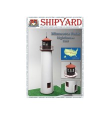 Сборная картонная модель Shipyard маяк Minnesota Point Lighthouse (№82), 1/72