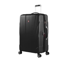 Чемодан SWISSGEAR ADAMS, черный, АБС-пластик, 52 x 31 x 78 см, 96 л