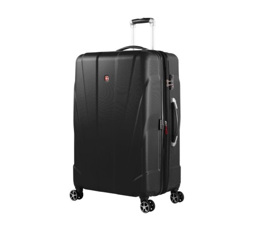 Чемодан SWISSGEAR ADAMS, черный, АБС-пластик, 52 x 31 x 78 см, 96 л