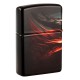 Зажигалка ZIPPO Dragon Design с покрытием 540 Matte, латунь/сталь, черная, 38x13x57 мм