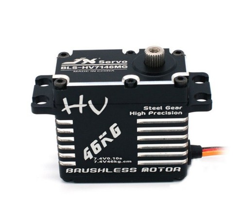 Сервомашинка цифровая JX Servo BLS-HV7146MG (71г/47.8/0.10/7.4V) бесколлекторная, Full metal