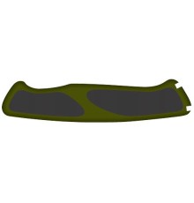 Задняя накладка для ножей VICTORINOX 130 мм, нейлоновая, зелёно-чёрная