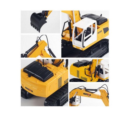 Радиоуправляемый экскаватор HUI NA TOYS 2.4G 6CH (дальность 8 м) 1/24 RTR