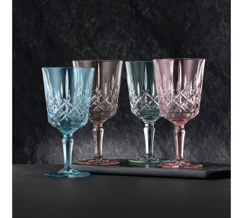 Набор бокалов для вина NACHTMANN NOBLESSE Colors 355 мл, голубой, 2 шт.