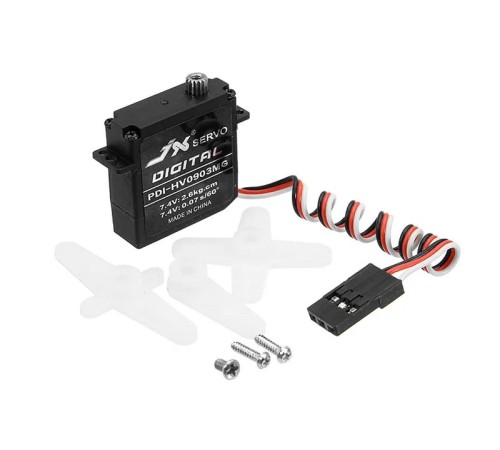 Сервомашинка цифровая JX Servo PDI-HV0903MG (9.4г/2.6/0.07/7.4V) Mini