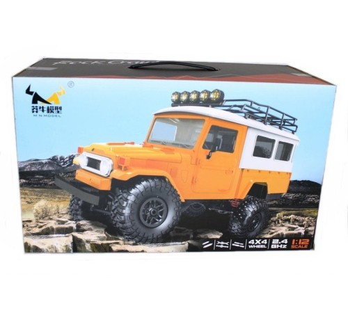 Радиоуправляемая машина MN MODEL японский внедорожник FJ45 (серый) 4WD 2.4G 1/12 RTR