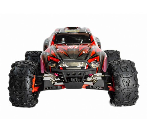 Радиоуправляемый монстр Remo Hobby Dinosaurs Master Brushless UPGRADE PLUS (красный) 4WD 2.4G 1/8 RTR