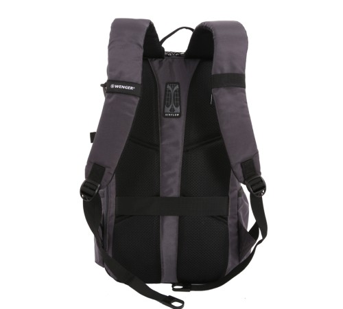 Рюкзак WENGER 15'', серый / чёрный, полиэстер 900D/ М2 добби, 29х15х47 см, 20 л