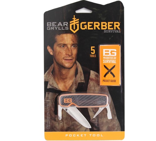 Мультитул Gerber Bear Grylls Pocket Tool, 31-001050