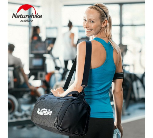 Сумка Naturehike NH19SN002 для спортзала серая L, 6927595738856