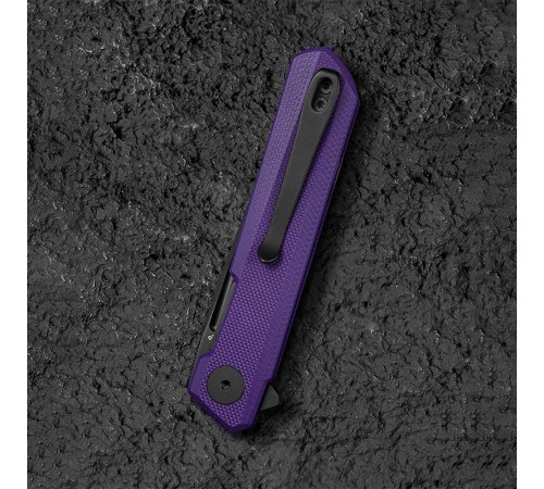 Нож Bestechman Mini Dundee сталь D2, рукоять G10 фиолетовая