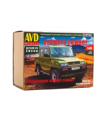 Сборная модель AVD Внедорожник Derways Cowboy, 1/43