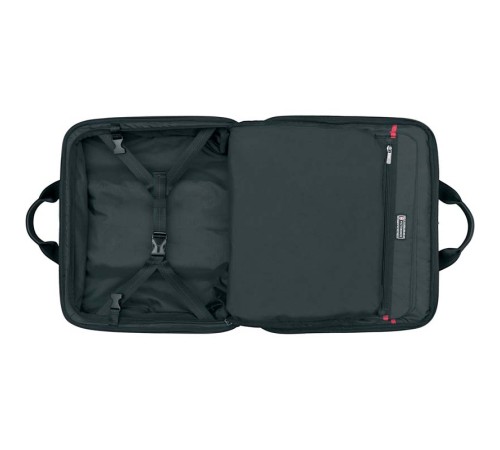 Мобильный офис VICTORINOX VX One Briefcase 15,6', чёрный, нейлон 1000D/кожа, 42x21x40 см, 35 л