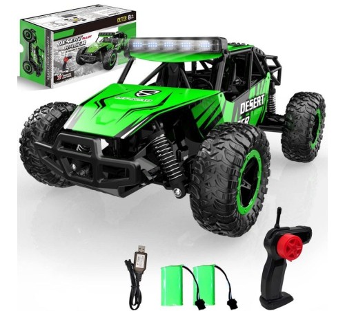 Радиоуправляемый внедорожник Volantex RC Desert King зеленый 4WD 2.4G 1/16 RTR