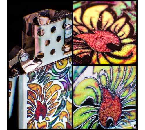 Зажигалка ZIPPO Slim® с покрытием High Polish Chrome, латунь/сталь, серебристая, 29x10x60 мм