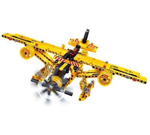 Конструктор Qihui Mechanical Master 2 в 1 Самосвал и Самолет (361 деталь)