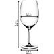 Бокал для красного вина Riedel Restaurant Cabernet / Merlot 1шт.