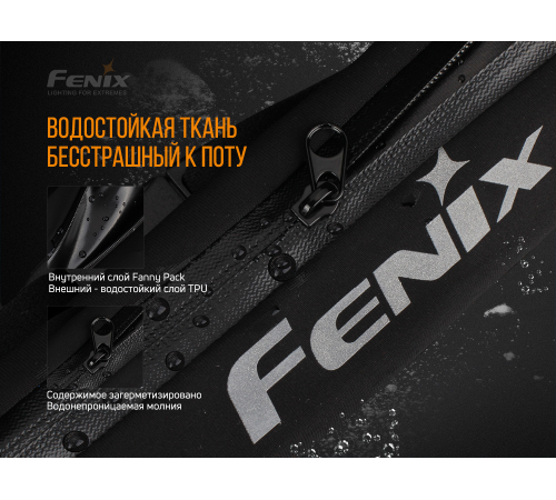 Поясная сумка Fenix AFB-10 серая, AFB-10gr