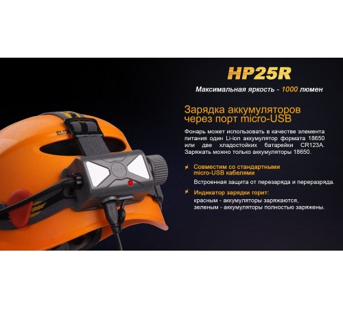 Налобный фонарь Fenix HP25R