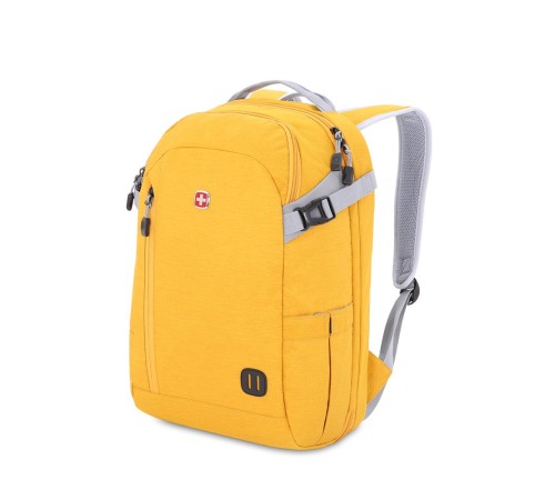 Рюкзак SWISSGEAR 15'', желтый, ткань Heather, 31x20x47 см, 29 л