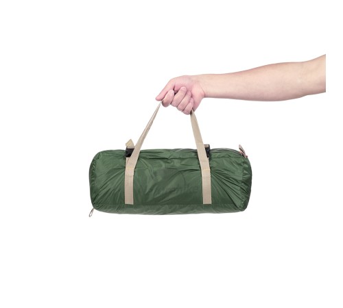Палатка 1-местная Naturehike сверхлегкая + коврик NH18A095-D, 20D, зеленый, 6927595735671