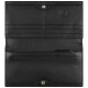 Кошелёк женский BUGATTI Lady Top, чёрный, натуральная воловья кожа, 19,5х2х10 см