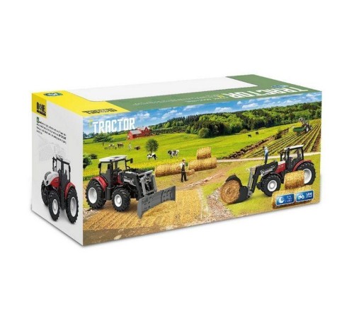 Р/У фермерский трактор Korody с вилочным погрузчиком 1/24 2.4G 6CH RTR