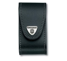 Чехол на ремень VICTORINOX для ножей 91 мм толщиной 5-8 уровней, кожаный, чёрный