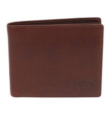 Бумажник KLONDIKE Dawson, натуральная кожа в коричневом цвете, 12 х 2 х 9,5 см