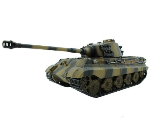 Радиоуправляемый танк Torro King Tiger, башня Henschel (Metal Edition) 1/16, ИК-пушка V3.0 2.4G RTR