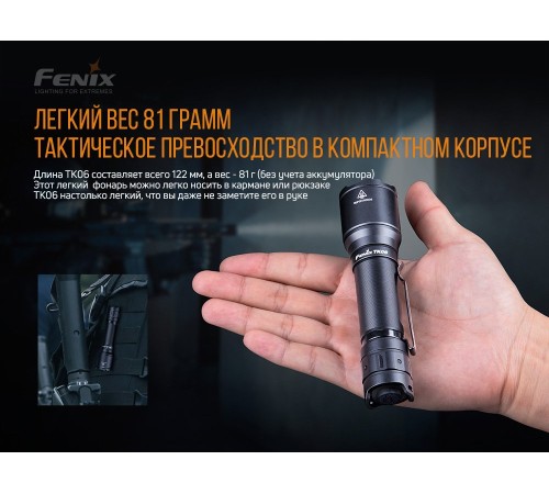 Фонарь Fenix TK06 Cree SST20 L4