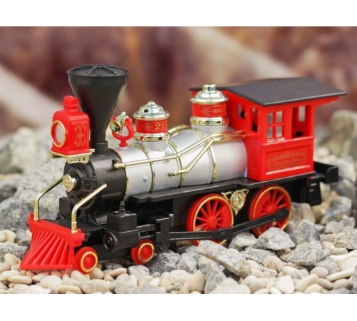 Машина Kinsmart Classic Locomotive инерция (1/6шт.) 17,5см б/к