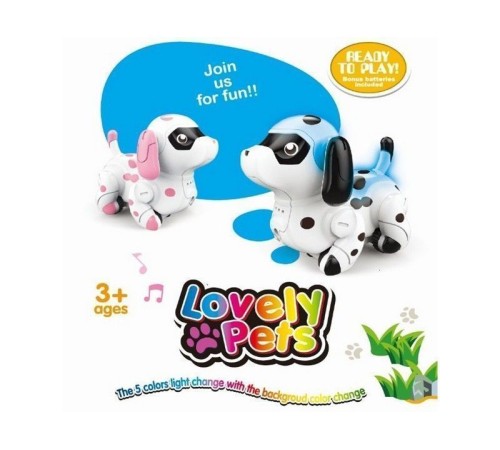 Робот-собачка HappyCow 777-614, сенсор, движется по линии, свет, звук