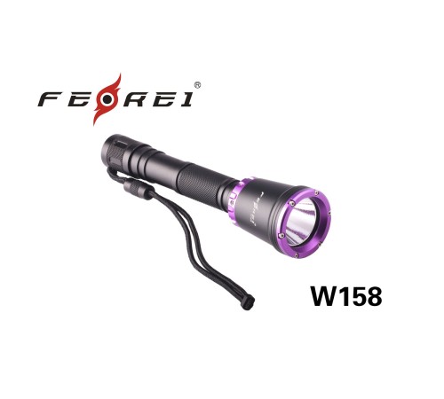 Фонарь для дайвинга Ferei W158 набор, серебряный, W158S