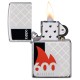 Зажигалка ZIPPO 600 Million с покрытием High Polish Chrome, латунь/сталь, серебристая, 38x13x57 мм