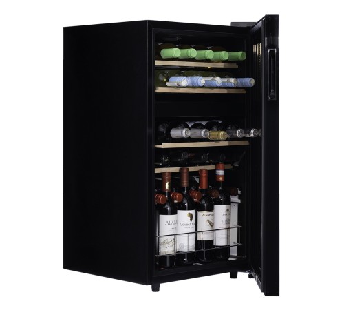 Винный шкаф Dunavox компрессорный двухзонный DXFH-30.80