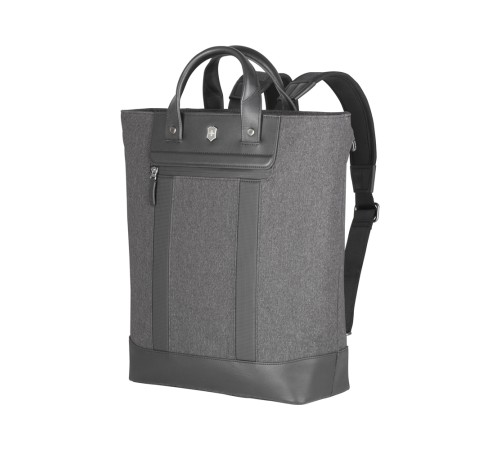 Сумка-рюкзак VICTORINOX Architecture Urban2 2way Carry Tote 15'',серая,полиэстер/кожа,40x15x40см,20л