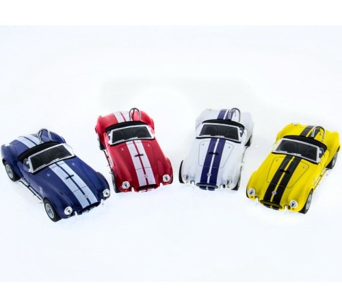 Машина Kinsmart Shelby Cobra 427 1965 инерция (1/12шт.) 1:32 б/к