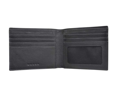 Кошелёк, Cross Nueva FV, кожа наппа, фактурная, чёрный, 8 х 1,5 х 10,5 см