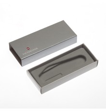 Коробка для ножей VICTORINOX 84 мм толщиной 1-2 уровня, картонная, серебристая