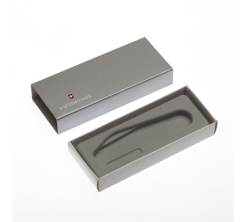 Коробка для ножей VICTORINOX 84 мм толщиной 1-2 уровня, картонная, серебристая