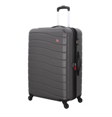 Чемодан SWISSGEAR ALVERSTONE, серый, AБC-пластик, 51,5 x 31 x 77 см, 96 л