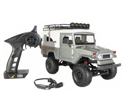 Радиоуправляемая машина MN MODEL японский внедорожник FJ45 (серый) 4WD 2.4G 1/12 RTR
