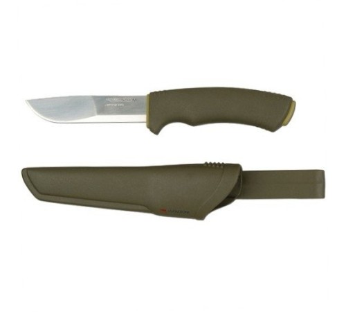 Нож Morakniv BushCraft Forest, нержавеющая сталь, рез. рукоять, 12493