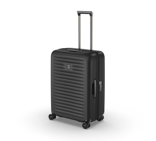 Чемодан VICTORINOX Airox Advanced, черный матовый, 100% поликарбонат Makrolon, 46x29x69 см, 75 л